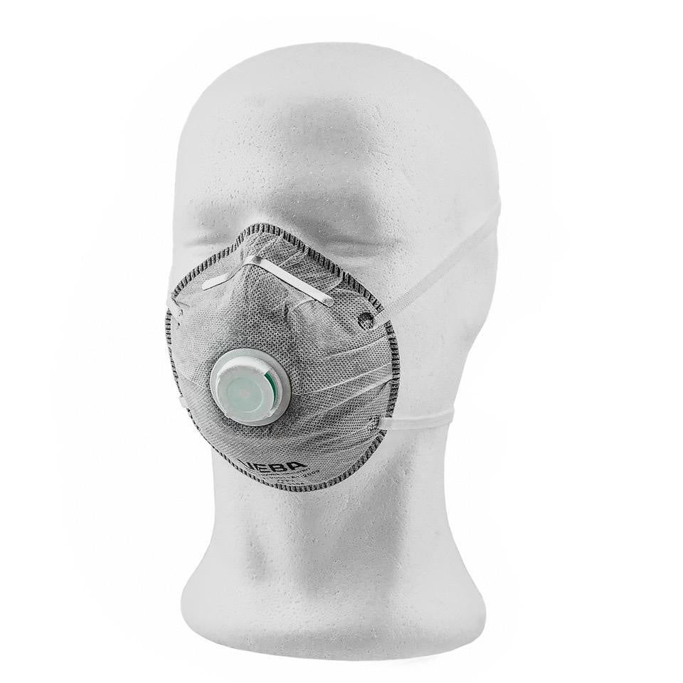 FFP2 Atemschutz mit Ventil geformt